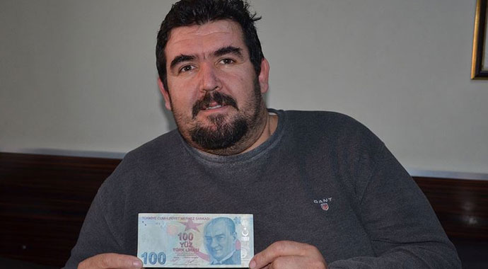 Hatalı basım olan 100 lirayı, 100 bin liradan satışa çıkardı