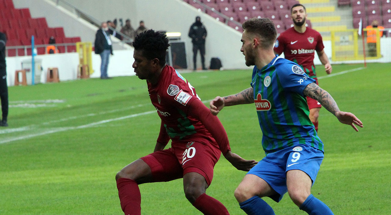 Hatayspor ile Rizespor puanları paylaştı