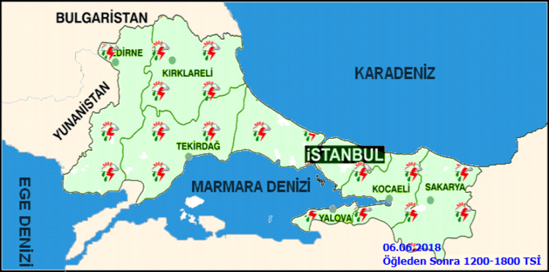 Meteoroloji'den İstanbul için son dakika yağış uyarısı (Bölge bölge Türkiye hava durumu)
