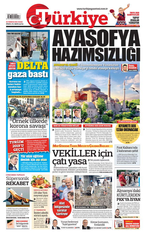 Yunan’ın Ayasofya hazımsızlığı sürüyor Yunan’ın Ayasofya hazımsızlığı sürüyor