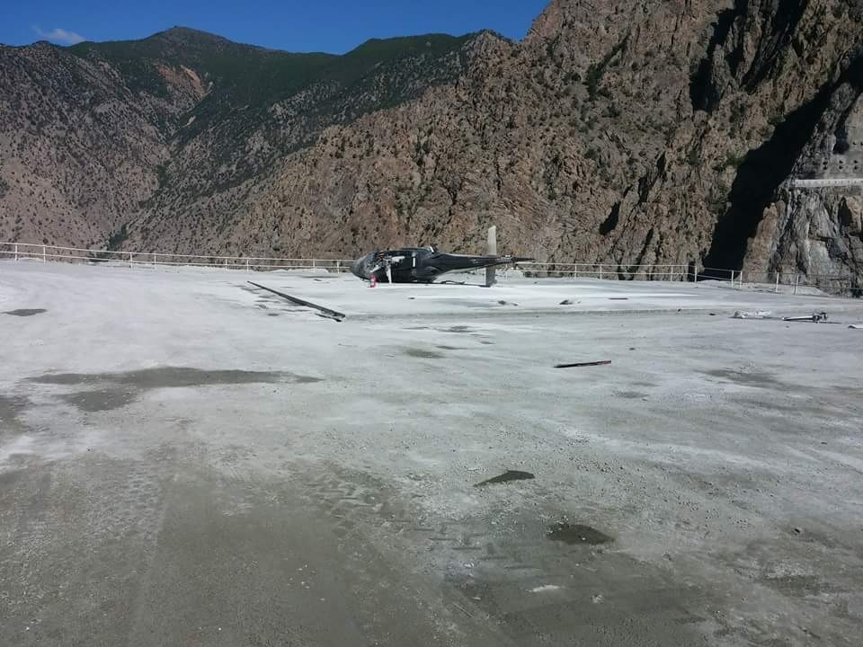 DSİ Genel Müdürü'nü taşıyan helikopter yan yattı (Son Dakika: Artvin helikopter kazası)