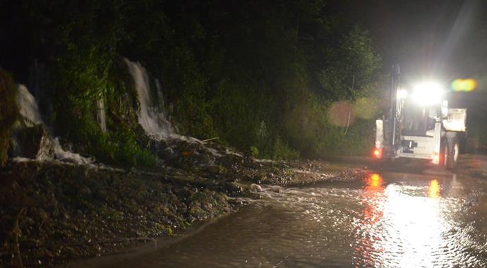 Ordu'da heyelan felaketi