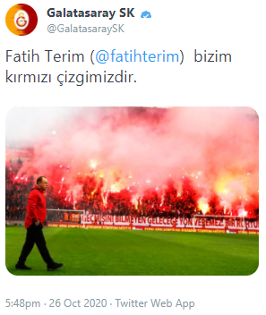 Galatasaray: Fatih Terim bizim kırmızı çizgimizdir