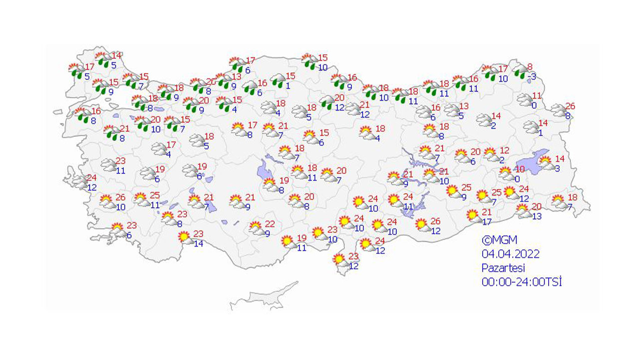 Meteoroloji’den 49 ile uyarı: Kuvvetli geliyor, İstanbul için saat verildi! (4 Nisan hava durumu)