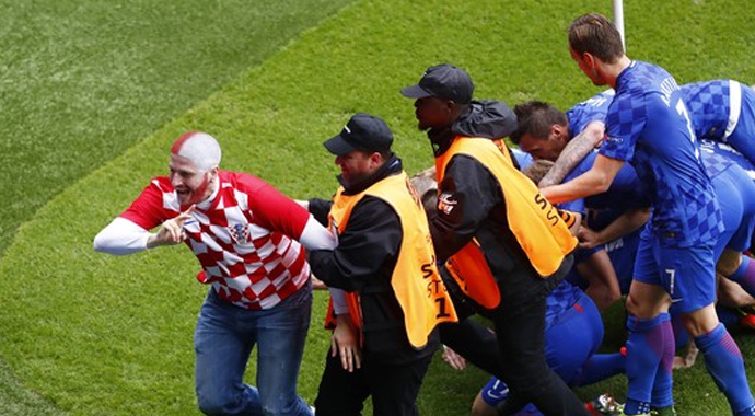 Modric'in gol sevincine taraftar ortak oldu