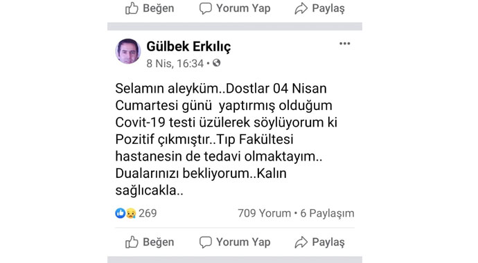 Sosyal medyadan hastanede olduğunu bildirmişti, son paylaşımı oldu