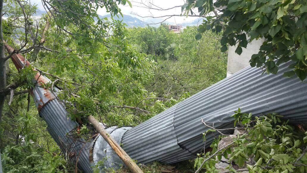 Bolu'yu hortum vurdu