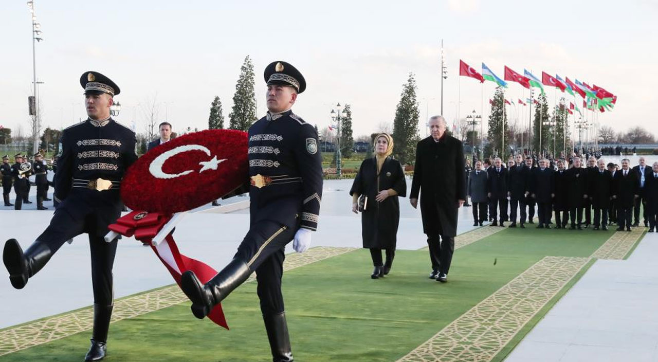 Cumhurbaşkanı Erdoğan Özbekistan'da Cumhurbaşkanı Erdoğan Özbekistan'da