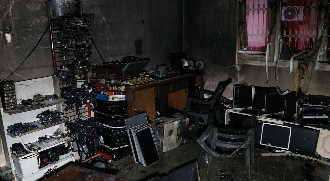 Tamiri yapılan elektronik eşyalar bomba gibi patladı