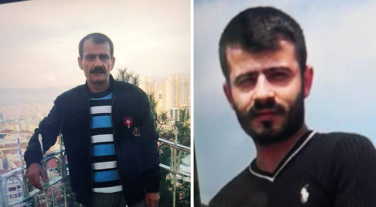 Sağdaki: Baba İsmail A. - Soldaki Serkan A.