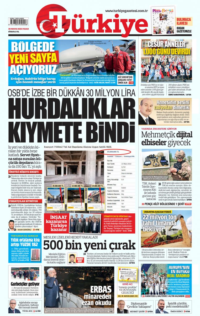 Hurdalık depolar bile kıymetlendi Hurdalık depolar bile kıymetlendi