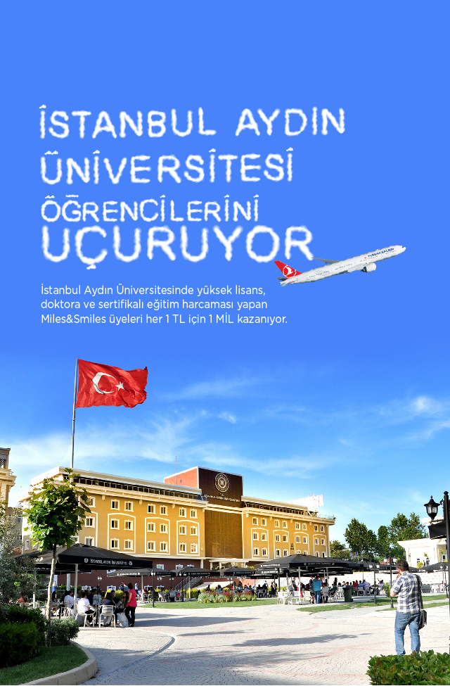 İstanbul Aydın Üniversitesi öğrencilerini uçuruyor