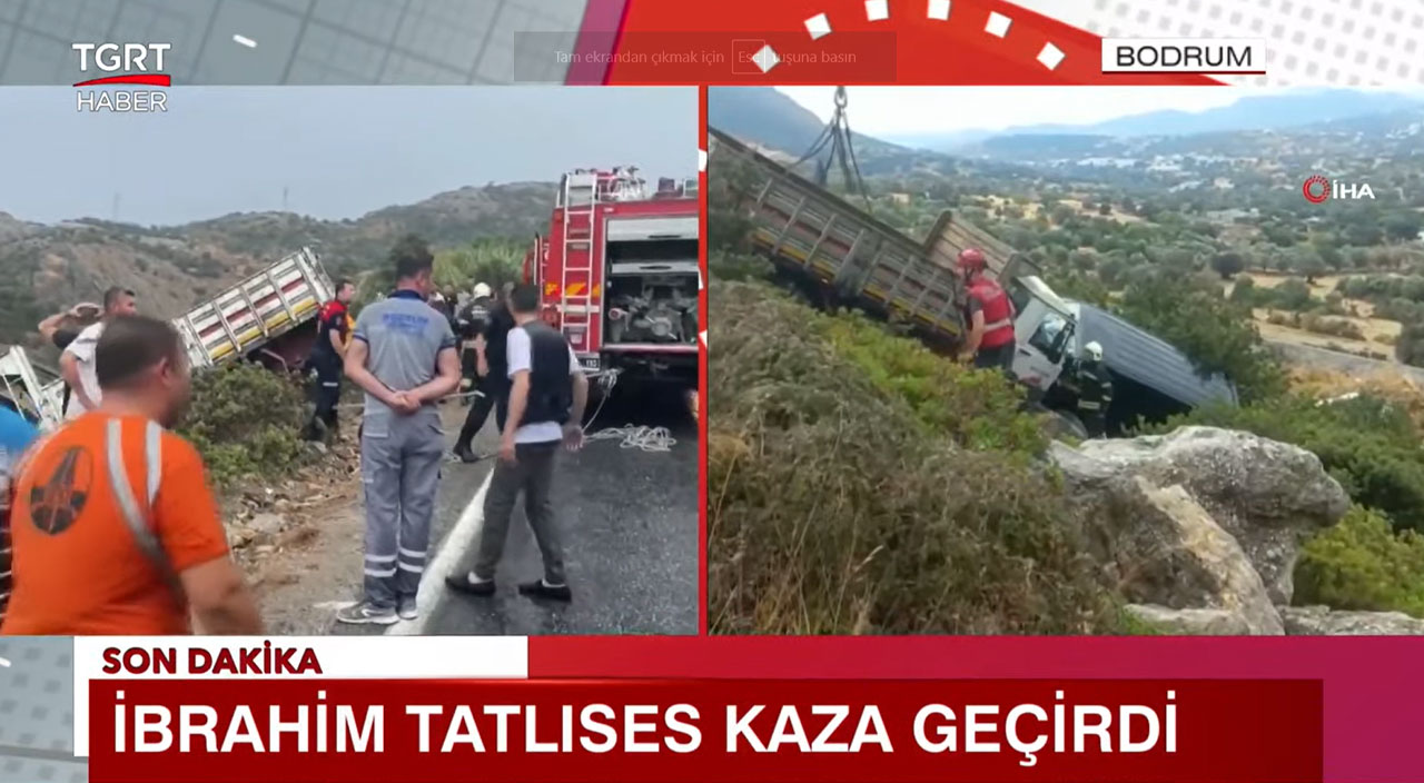 Trafik kazası geçiren İbrahim Tatlıses’in son durumu nasıl, sağlık durumu iyi mi? Kazadan ilk görüntüler…
