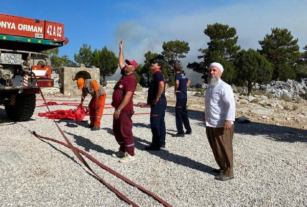 İDDEF Ekipleri Yangın Bölgesinde