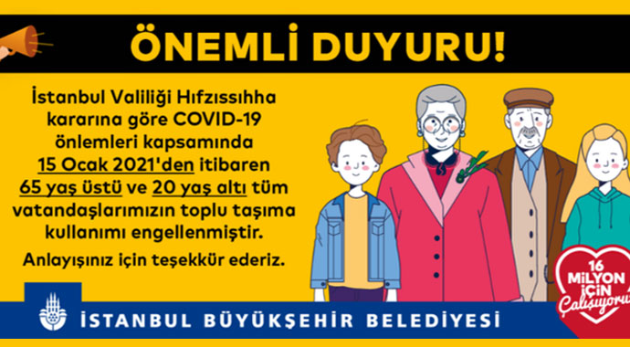 İstanbul ulaşımına Covid-19 düzenlemesi