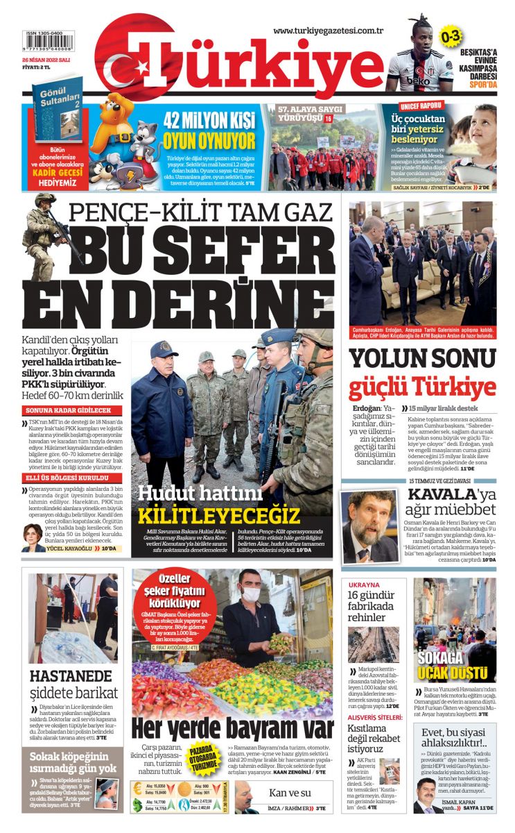 Pençe’de hedef  60-70 km derinlik Pençe’de hedef  60-70 km derinlik