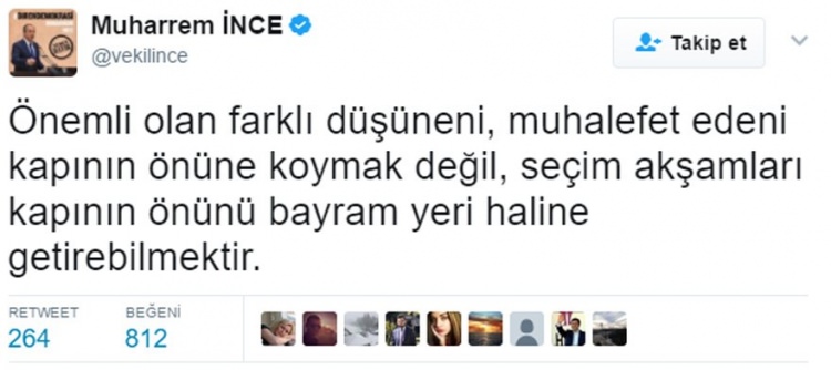 CHP iyice karıştı! İnce'den Kılıçdaroğlu'na cevap CHP iyice karıştı! İnce'den Kılıçdaroğlu'na cevap