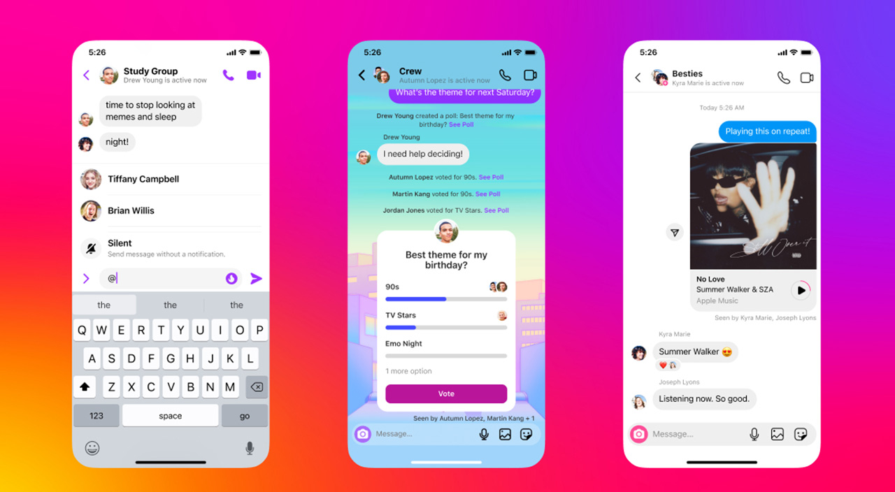 Mesajlaşmak çok daha kolay! Instagram DM'ye yepyeni özellikler