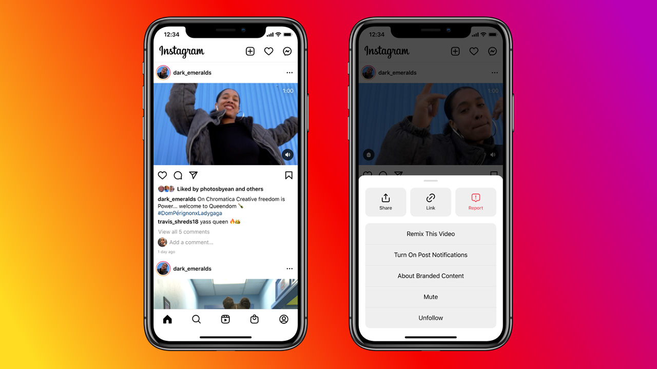 Instagram, tüm videolara 'remiksle' özelliğini getirdi Instagram, tüm videolara 'remiksle' özelliğini getirdi
