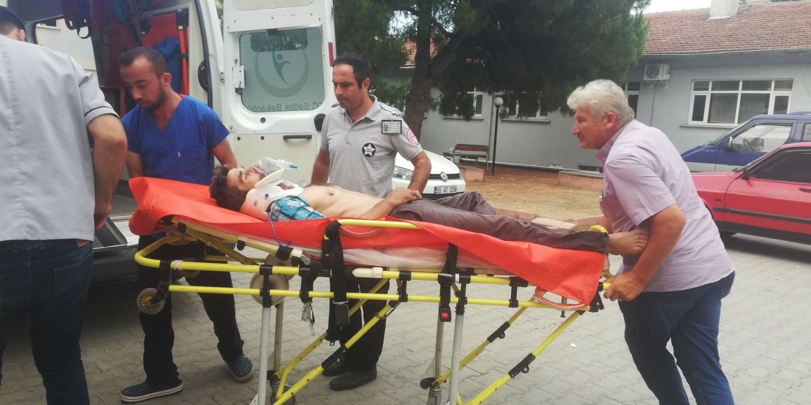 İpten polisler aldı