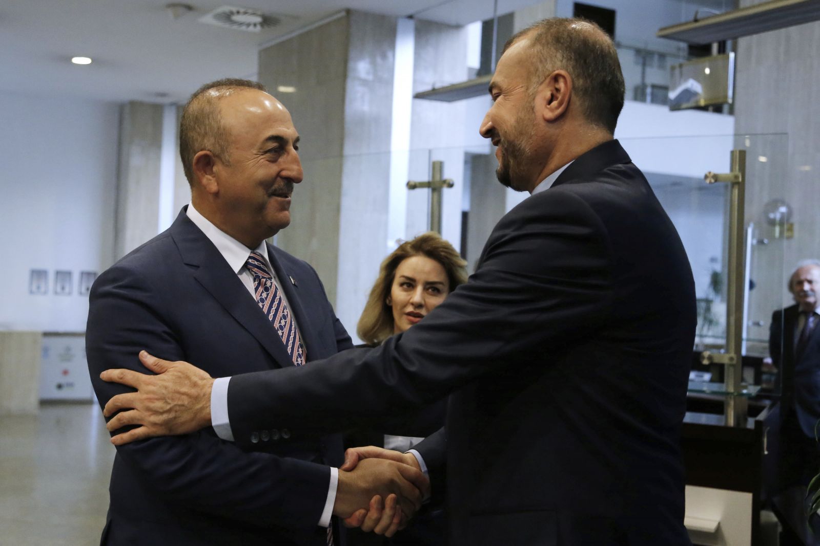 Mevlüt Çavuşoğlu, İran Dışişleri Bakanı ile görüştü