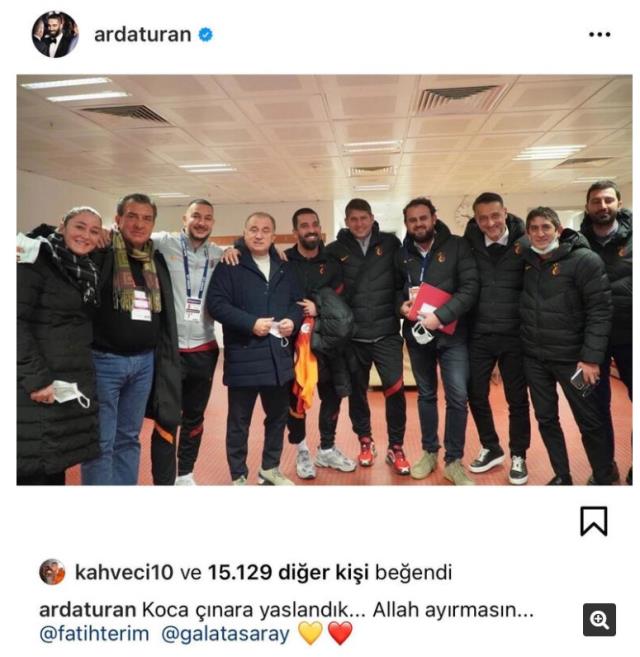 Galatasaray'ın gündemindeki İrfan Can, Arda Turan'ın paylaşımını beğendi