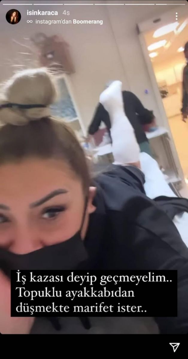 Işın Karaca hastanelik oldu