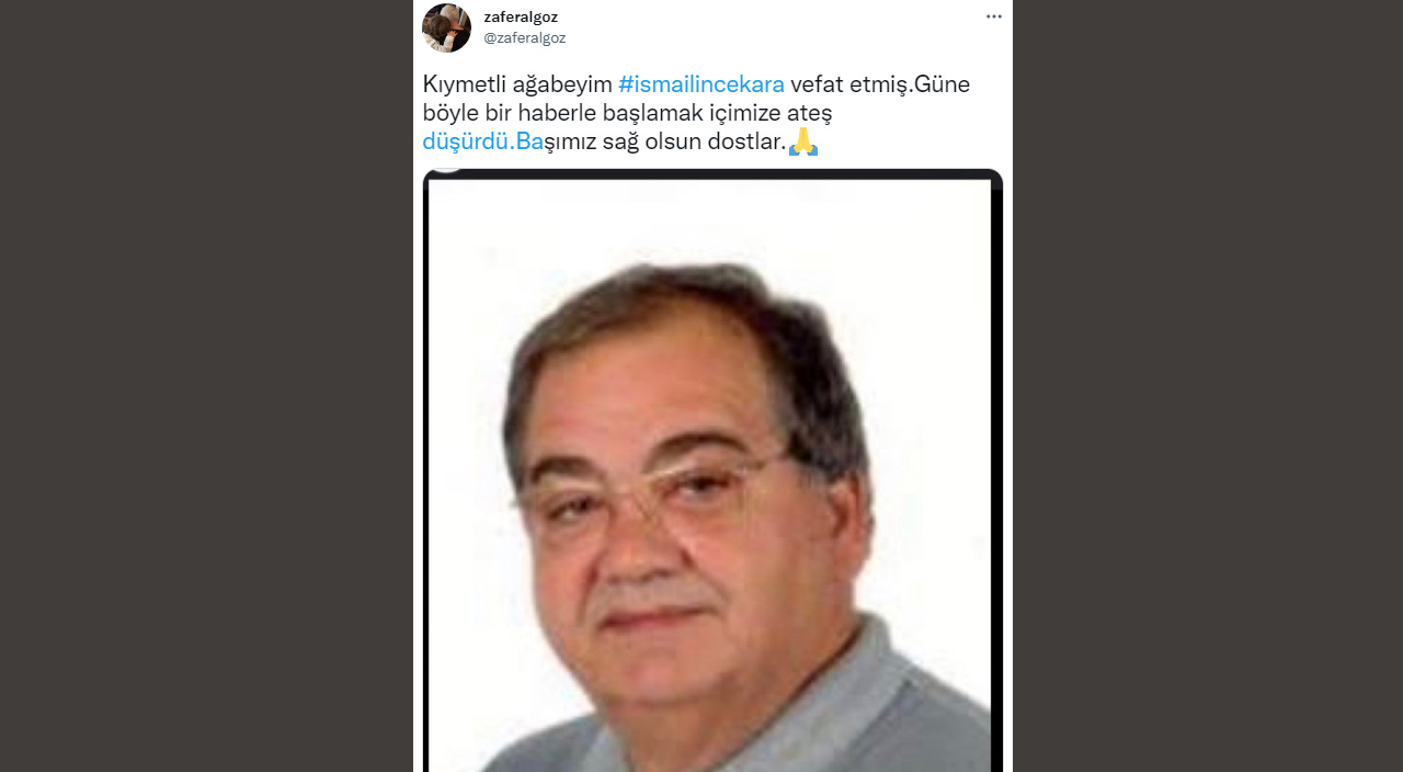 Kurtlar Vadisi’nin İplikçi Nedim'i usta oyuncu İsmail İncekara hayatını kaybetti Kurtlar Vadisi’nin İplikçi Nedim'i usta oyuncu İsmail İncekara hayatını kaybetti