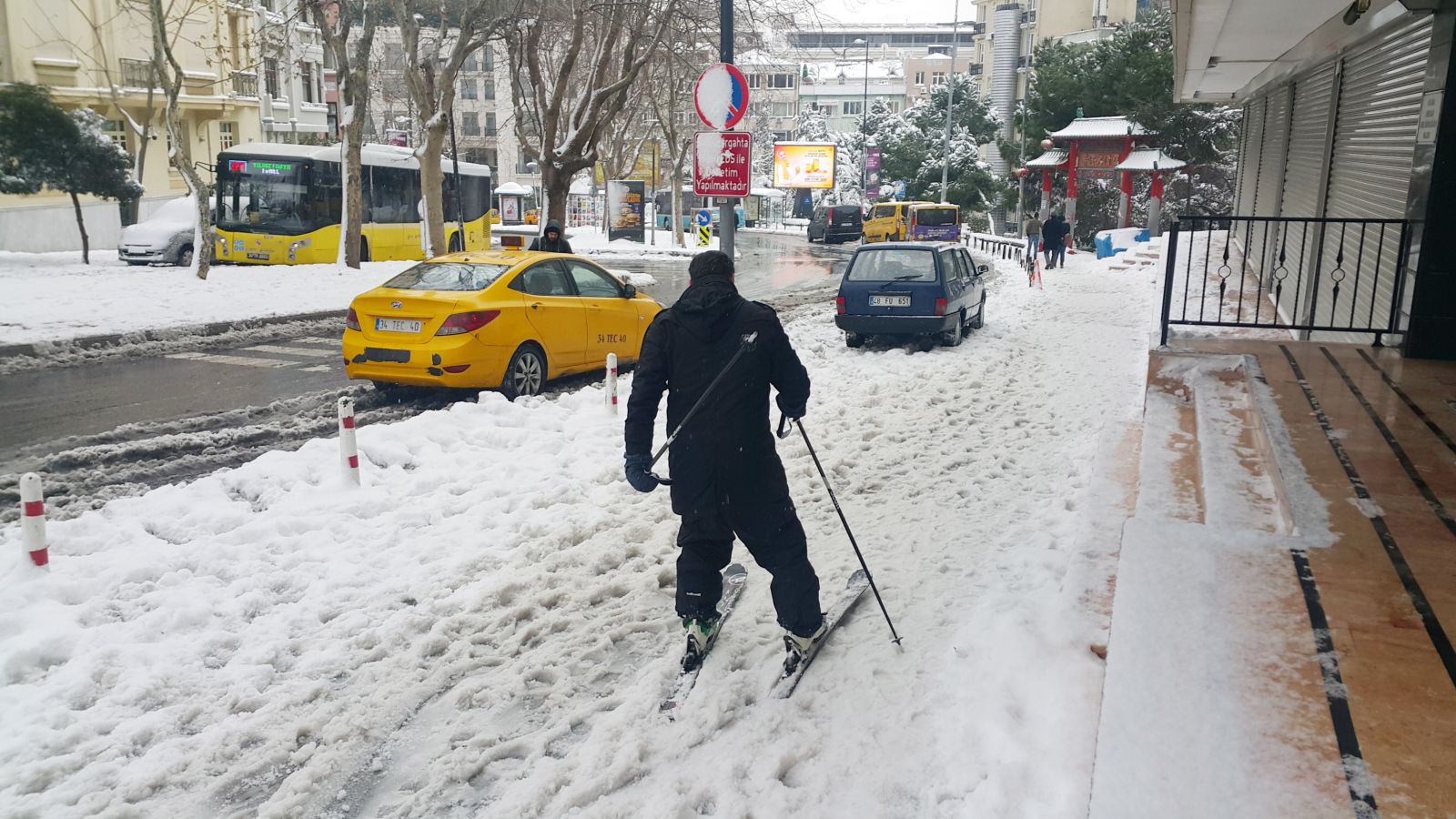 İstanbul’un göbeğinde kayak keyfi
