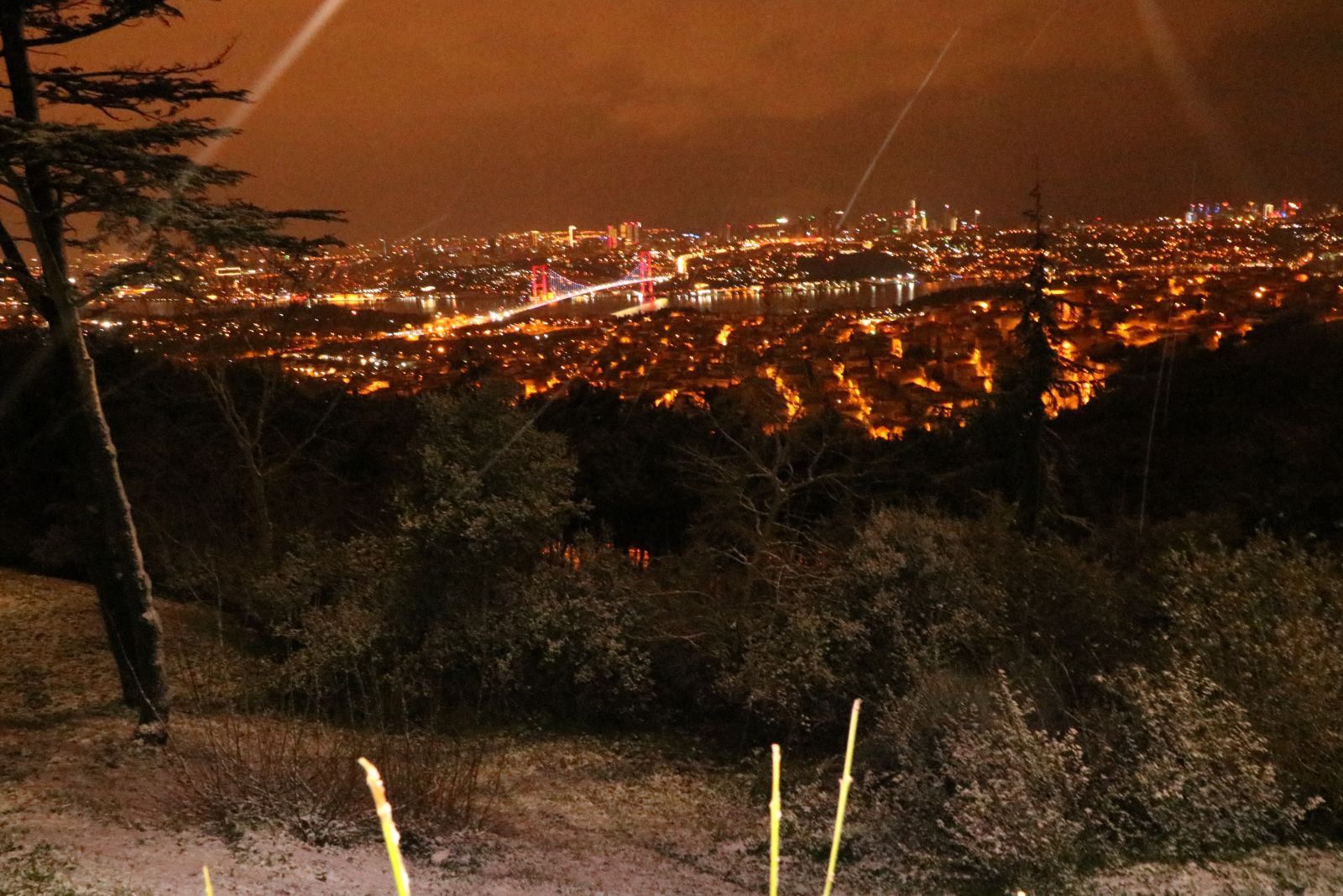 İstanbul’da beklenen kar yağışı başladı