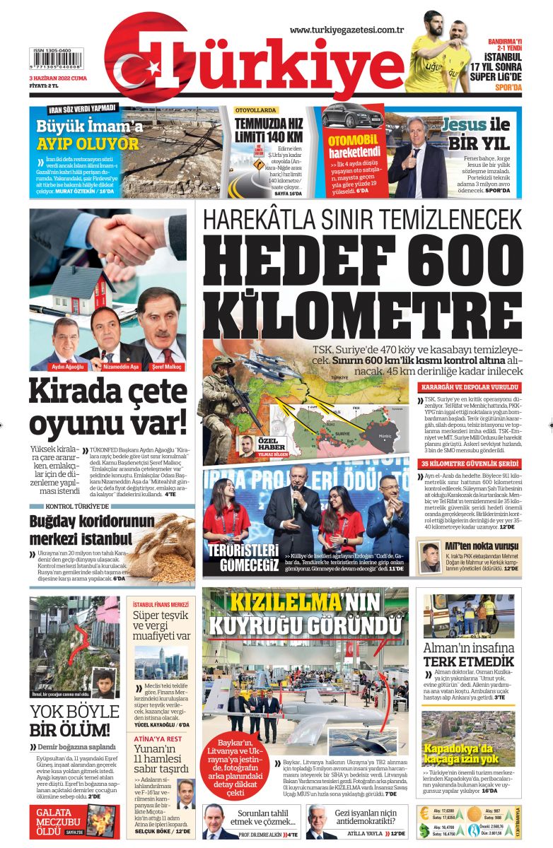 Adım adım güvenli koridor: 35 kilometre hedefi gerçek oluyor Adım adım güvenli koridor: 35 kilometre hedefi gerçek oluyor