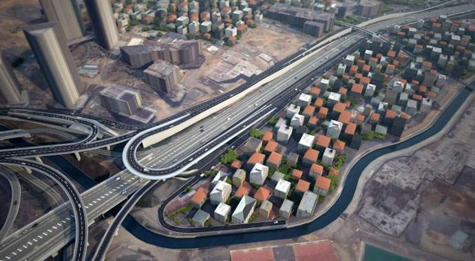 İstanbul trafiğini çözecek proje havadan görüntülendi