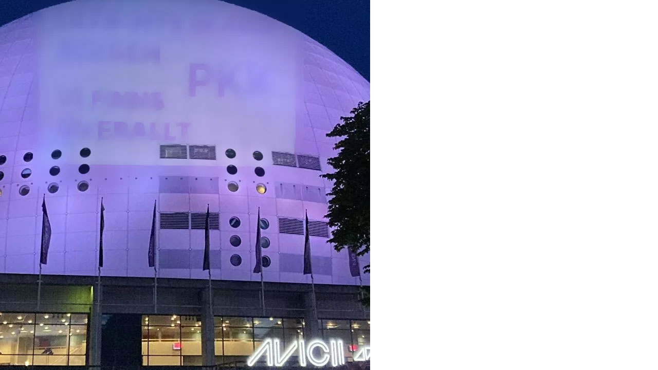 Yine İsveç yine PKK' skandalı! Teröristbaşı Öcalan'ın fotoğrafı yansıtıldı