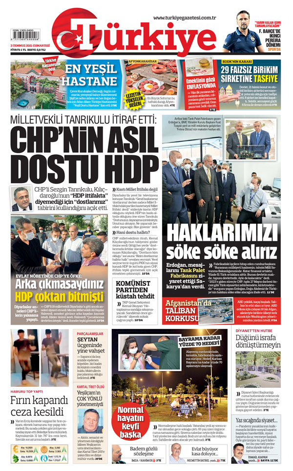 Tanrıkulu baklayı ağzından çıkardı: HDP dostumuzdur