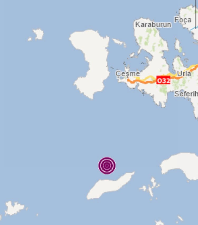 İzmir'de 5,1 büyüklüğünde deprem | Son depremler