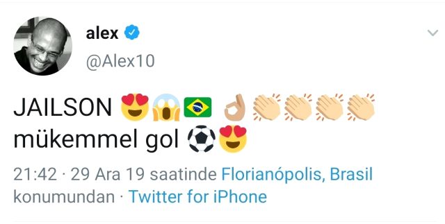 Jailson attı, sosyal medya sallandı! Alex de kayıtsız kalmadı