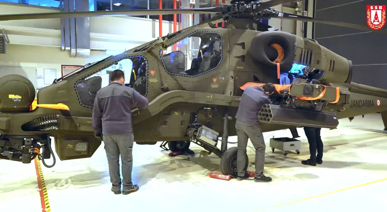 Jandarma Genel Komutanlığı envanterine bir Atak helikopter daha eklendi