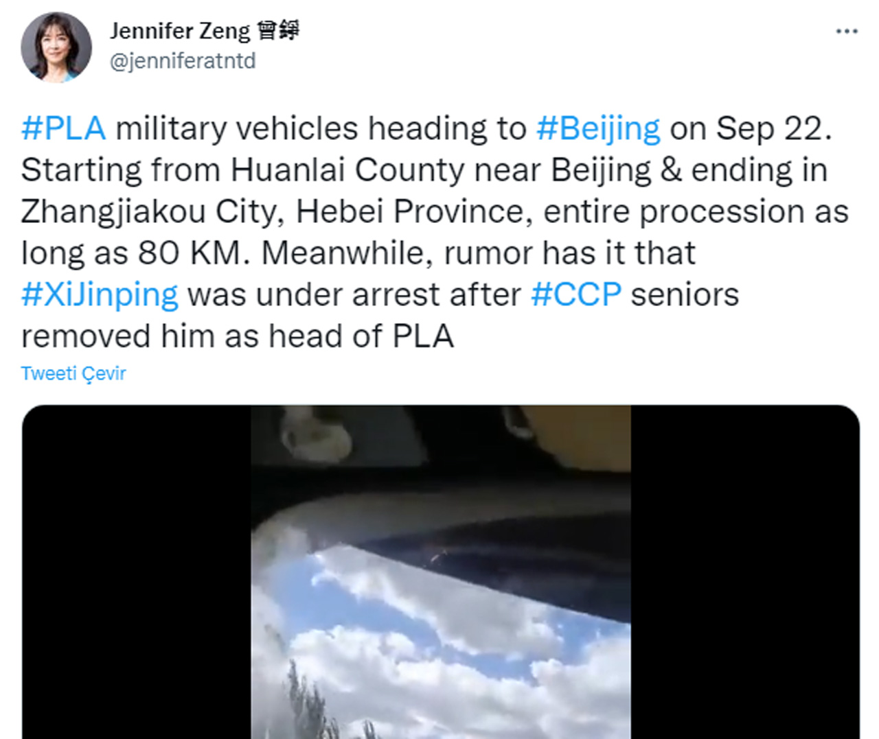 Önce 'darbe oldu' dedi, sonra geri adım attı! Çinli gazetecinin paylaşımı dünya gündemine oturdu