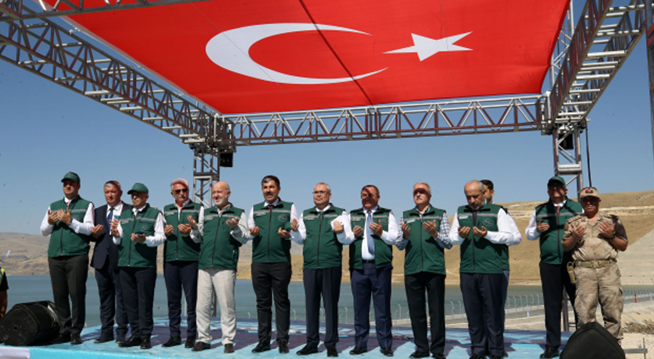 Muş'ta Alparslan-2 Barajı ve Hidroelektrik Santrali açıldı: 50 yıl içme suyu tereddütü olmayacak