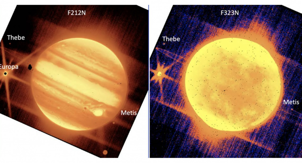 James Webb Uzay Teleskobundan tarihi başarı: Jüpiter’in halkalarını ve uydusunu net şekilde görüntüledi