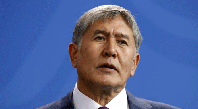 Almanya Başbakanı Merkel Kırgızistan'da