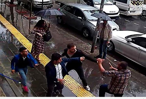 Diyarbakır'da yolda yürüyen çifte saldıran Yekta Ç. yakalandı