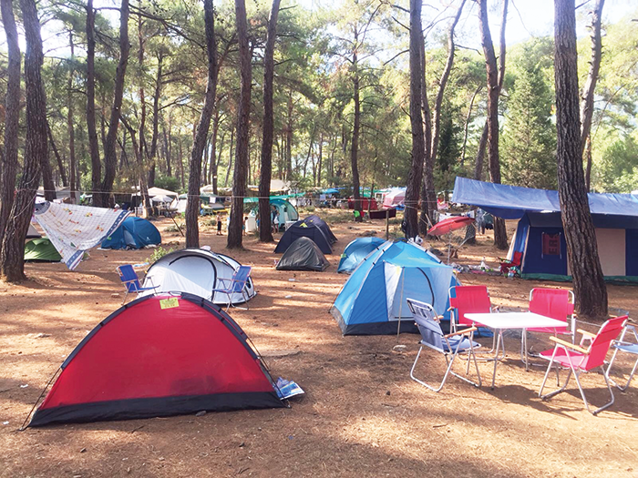 Tabiatla baş başa 15 gün... Kamp yapmak yürek ister