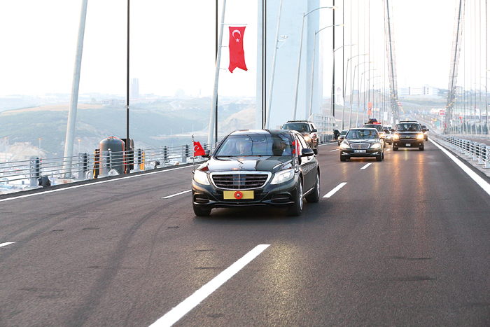 Osman Gazi Köprüsü rekorlarla geçit verdi