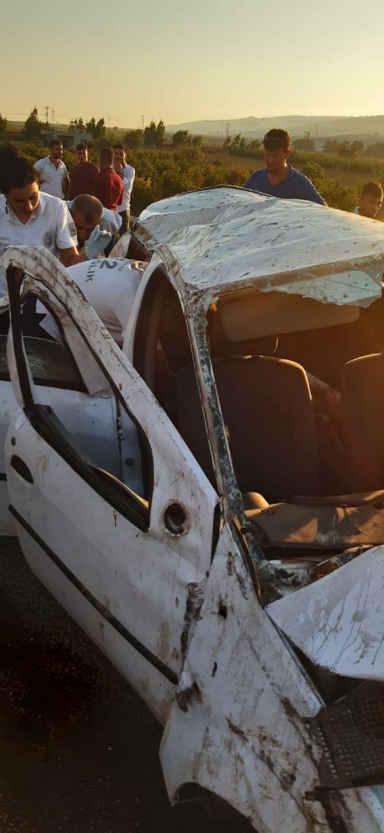 Adana’da trafik kazası: 1 ölü, 3 yaralı