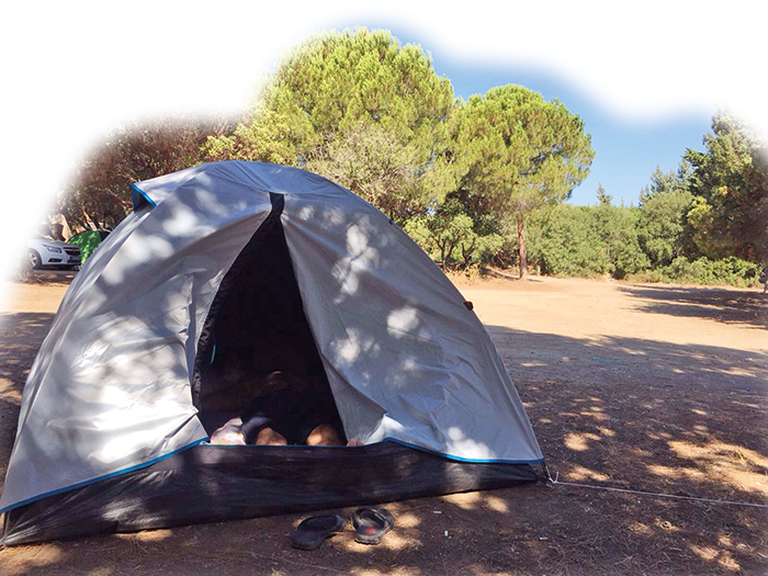 Tabiatla baş başa 15 gün... Kamp yapmak yürek ister