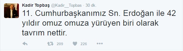 Kadir Topbaş'tan gözaltına alınan damadıyla ilgili ilk açıklama