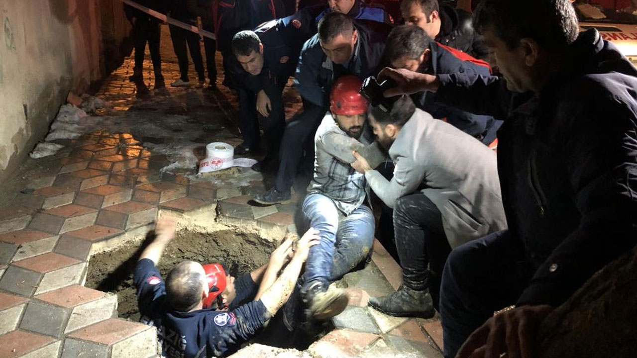 Evine değil, zemine girdi! Bir anda kendini yeraltında buldu