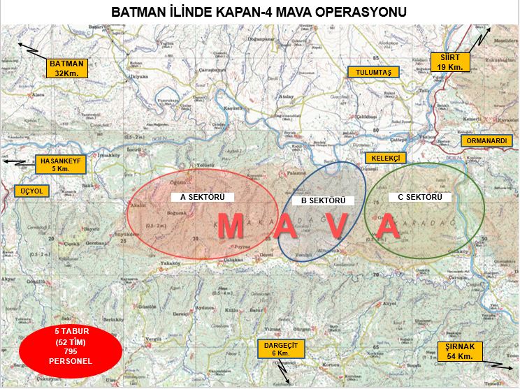 'Kapan-4 Mava Operasyonu' başlatıldı