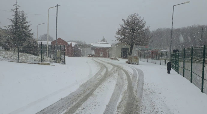 Kar yağışı Bulgaristan’dan Trakya’ya giriş yaptı